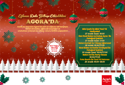 Eğlence Dolu Yılbaşı Etkinlikleri Agora'da!